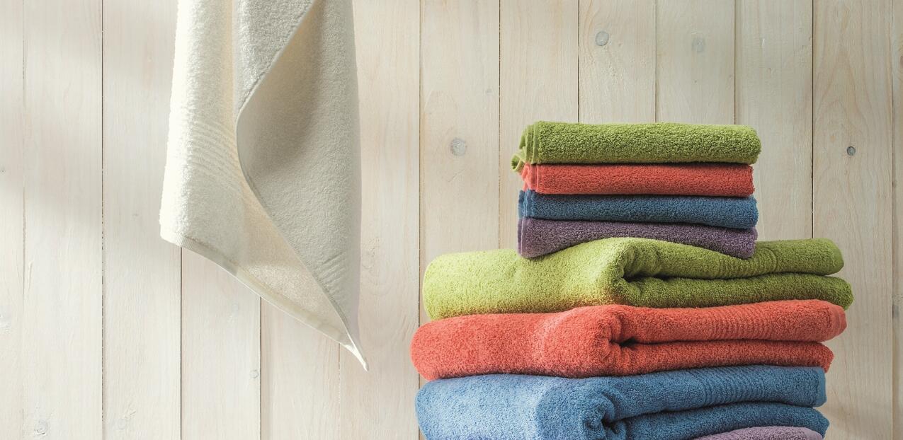 C2C towels in different colours