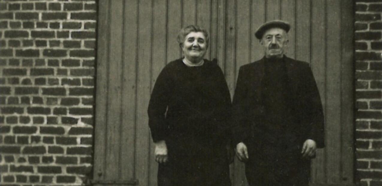 Jules Clarysse en zijn vrouw Maria-Emelie Cleppe 