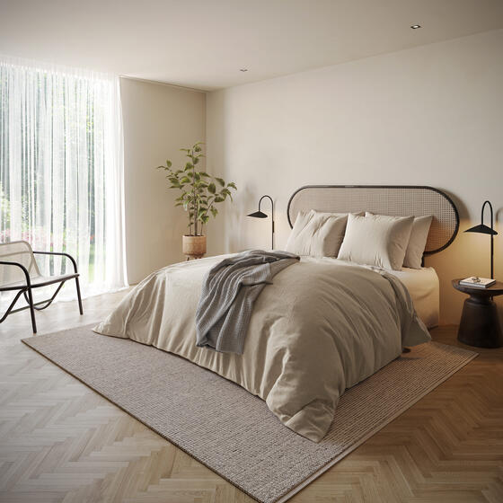 NOA 3042BIRCH 140X220CM + BAG GOTS